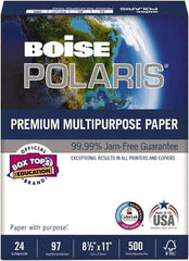 Boise - 8-1/2" x 11" White Copy Paper - Use with Laser Printers, Copiers, Inkjet Printers - Eagle Tool & Supply