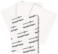 Springhill - 8-1/2" x 11" White Copy Paper - Use with High Speed Copiers, Laser Printers, Offset Duplicators - Eagle Tool & Supply