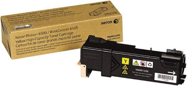 Xerox - Yellow Toner Cartridge - Use with Xerox Phaser 6500, WorkCentre 6505 - Eagle Tool & Supply