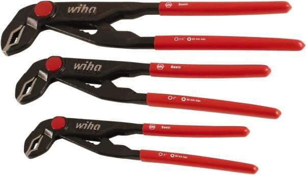 Wiha - 3 Piece Insulated Plier Set - Comes in Box - Eagle Tool & Supply