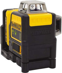 DeWALT - 2 Beam 165' Max Range Self Leveling Line Laser - Green Beam, 1/8" at 30' Accuracy, 17-3/4" Long x 13" Wide x 6-1/8" High, Battery Included - Eagle Tool & Supply