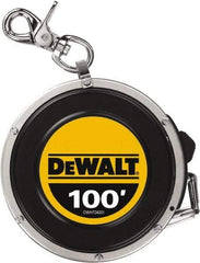 DeWALT - 100' x 3/8" Tape Measure - 1/8" Graduation - Eagle Tool & Supply