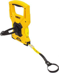 DeWALT - 100' x 3/4" Tape Measure - 1/8" Graduation, Inch Graduation Style - Eagle Tool & Supply