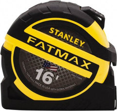 Stanley - 16' x 1-1/4" Tape Measure - 1/16" Graduation - Eagle Tool & Supply