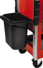 Proto - Tool Box Plastic Trash Can Holder - 19-1/2" Wide x 11-1/2" Deep x 7" High, Black, For JUC3743-3SG, JUC1834-SG-LK, JUC1834-5SG-SC - Eagle Tool & Supply