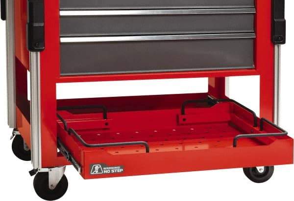 Proto - Tool Box Plastic Utility Cart Pull Out Tray - 31-1/4" Wide x 20" Deep x 3-1/4" High, Black, For JUC3743-3SG, JUC1834-SG-LK, JUC1834-5SG-SC - Eagle Tool & Supply
