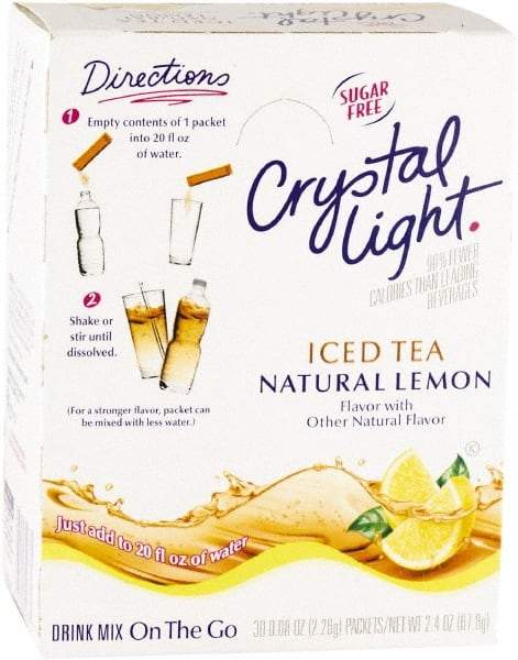 Crystal Light - On the Go, Iced Tea, .16 oz Packets, 30/Box - Eagle Tool & Supply