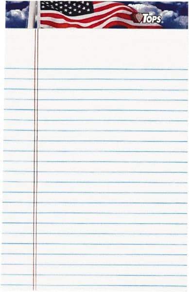 TOPS - 50 Sheet, 8 x 9-7/8", Narrow Writing Pad - Eagle Tool & Supply