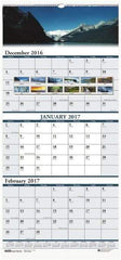House of Doolittle - 12 Sheet, 9-1/4 x 11-7/8", Wall Calendar - Eagle Tool & Supply