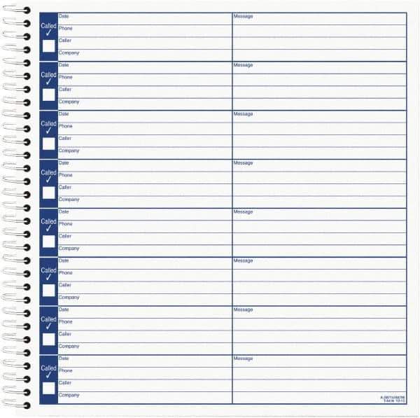 TOPS - 800 Sheet, 15-1/2 x 22-3/4", Log Book - White - Eagle Tool & Supply