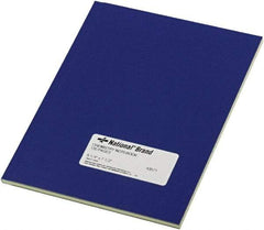 National Brand - 60 Sheet, 12-1/4 x 26", Narrow Chemistry Notebook - Blue - Eagle Tool & Supply