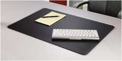 Artistic - 36" x 24" Black Desk Pad - Use with Desk - Eagle Tool & Supply