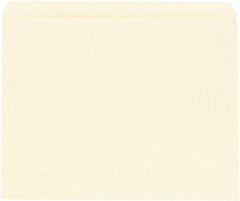 UNIVERSAL - 8-1/2 x 11", Letter Size, Manila, File Folders with Top Tab - 11 Point Stock, Straight Tab Cut Location - Eagle Tool & Supply