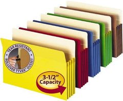 SMEAD - 9-1/2 x 14-1/2", Legal, Assorted Colors, Expansion Folders - Straight Tab Cut Location - Eagle Tool & Supply