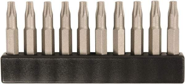 Wiha - 4mm Drive T15 Torx Screwdriver Bit - 28mm OAL - Eagle Tool & Supply