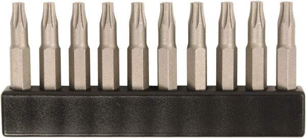 Wiha - Micro Bit (4mm) Drive T9 Torx Screwdriver Bit - 28mm OAL - Eagle Tool & Supply