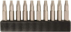 Wiha - 4mm Drive T8 Torx Screwdriver Bit - 28mm OAL - Eagle Tool & Supply