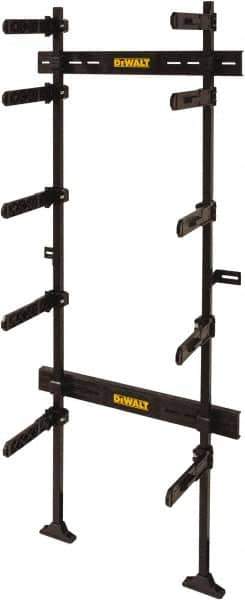 DeWALT - 1 Piece, Black Workshop Racking System - 12-7/8" Deep x 70-3/4" High x 25-1/2" Wide - Eagle Tool & Supply
