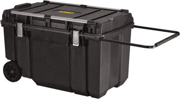 DeWALT - Mobile Tool Chest - 38" Wide x 24-1/4" Deep x 23-3/32" High, Plastic, Black - Eagle Tool & Supply