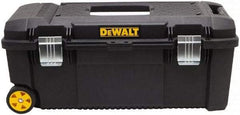 DeWALT - Tool Box - 28-1/2" Wide x 12-1/2" Deep x 12" High, Plastic, Black - Eagle Tool & Supply