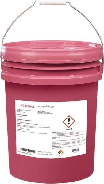 Cimcool - 5 Gal Pail Cutting & Grinding Fluid - Semisynthetic - Eagle Tool & Supply