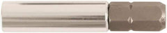Wiha - 1/4" Insert, Hex Drive Bit Adapter - 1-1/2" OAL - Eagle Tool & Supply