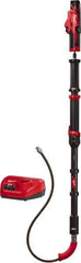 Milwaukee Tool - 12V Lithium-Ion Battery Battery Drain Cleaning Machine - For 2" to 4" Pipe, 6' Cable - Eagle Tool & Supply