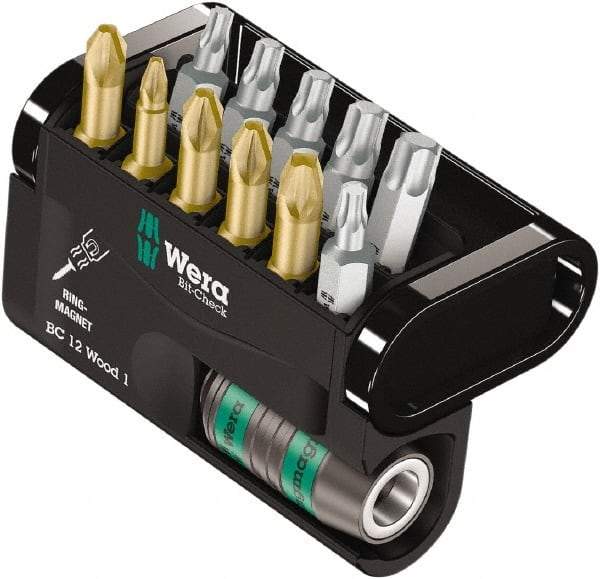 Wera - Posidriv Bit Set - 1/4" Drive - Eagle Tool & Supply