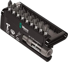 Wera - Posidriv Bit Set - 1/4" Drive - Eagle Tool & Supply