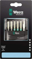 Wera - Posidriv Bit Set - 1/4" Drive - Eagle Tool & Supply