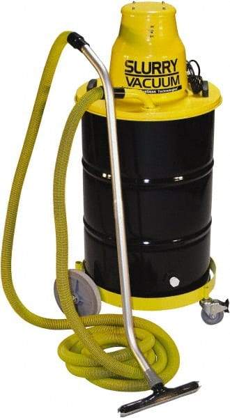 Dustless Technologies - 55 Gal, Steel Tank, Wet, Slurry Vacuum Cleaner - 12.6 Amps - Eagle Tool & Supply