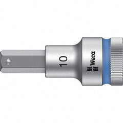 Wera - 1/2" Drive, 10mm Hex Bit Socket - 2-23/64" OAL - Eagle Tool & Supply