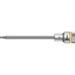 Wera - 1/2" Drive, 4mm Hex Bit Socket - 5-33/64" OAL - Eagle Tool & Supply