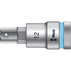 Wera - 1/2" Drive, 12mm Hex Bit Socket - 2-23/64" OAL - Eagle Tool & Supply