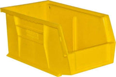 Durham - 11-3/8" Deep, Yellow Plastic Hang and Stack Bins - 5" High x 5-1/2" Wide x 11-3/8" Long - Eagle Tool & Supply