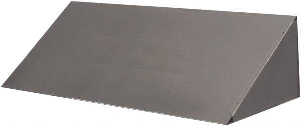 Durham - 33-3/4" Wide x 8-5/8" High, Gray Bin Cover - Use with 12" Deep Bins - Eagle Tool & Supply