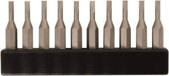 Wiha - 4mm Blade, 5/32" Drive Slotted Screwdriver Bit - 1-7/64" OAL - Eagle Tool & Supply