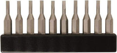 Wiha - 0.8mm Blade, 5/32" Drive Slotted Screwdriver Bit - 1-7/64" OAL - Eagle Tool & Supply