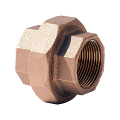 Merit Brass - Brass & Chrome Pipe Fittings Type: Union Fitting Size: 1-1/4 - Eagle Tool & Supply