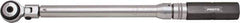 Proto - 3/8" Drive Click Type Torque Wrench - 10 Ft/Lb to 100 Ft/Lb Torque, 16-9/16" OAL, 1 Ft/Lb Graduation, Pear Head - Eagle Tool & Supply