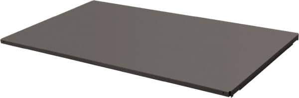Durham - 14-3/8" Long x 59-1/2" Wide, Gray Steel Shelf - 400 Lb Capacity, Use with Mesh Stock Truck - Eagle Tool & Supply