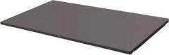 Durham - 14-3/8" Long x 59-1/2" Wide, Gray Steel Shelf - 400 Lb Capacity, Use with Mesh Stock Truck - Eagle Tool & Supply