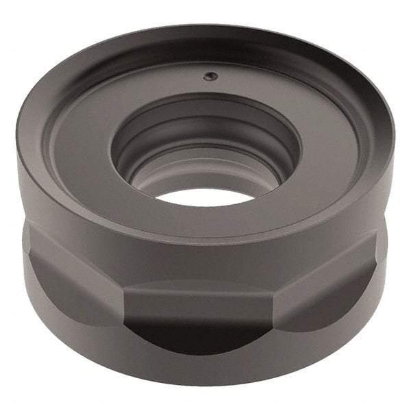 Seco - RNMU1204M0 M10 Grade T350M Carbide Milling Insert - TiCN/Al2O3 Finish, 3/16" Thick, 12mm Inscribed Circle, 6mm Corner Radius - Eagle Tool & Supply