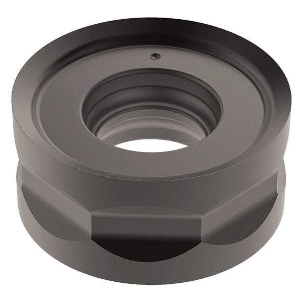 Seco - RNMU1204M0 ME10 Grade T350M Carbide Milling Insert - TiCN/Al2O3 Finish, 3/16" Thick, 12mm Inscribed Circle, 6mm Corner Radius - Eagle Tool & Supply