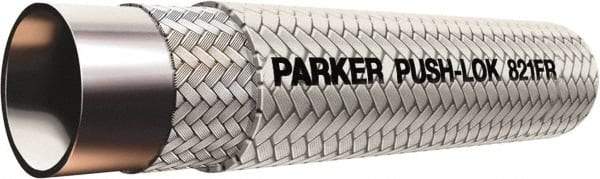 Parker - 1/4" ID x 1/2" OD CTL Push-on Air Hose - 350 Working psi, -40 to 212°F, White - Eagle Tool & Supply