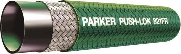 Parker - 3/8" ID x 0.63" OD CTL Push-on Air Hose - 300 Working psi, -40 to 212°F, Green - Eagle Tool & Supply