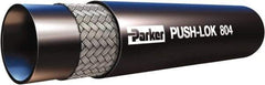 Parker - 1/2" ID x 0.91" OD CTL Push-on Air Hose - 150 Working psi, -40 to 158°F, Black - Eagle Tool & Supply