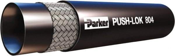 Parker - 1/4" ID x 1/2" OD CTL Push-on Air Hose - 150 Working psi, -40 to 158°F, Black - Eagle Tool & Supply