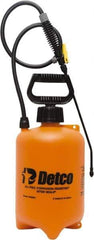 Detco - 2 Gal Chemical Safe Garden Hand Sprayer - Use with Cleaners/Degreasers, Polyethylene Tank, Wide Mouth, Flexible Hose - Eagle Tool & Supply