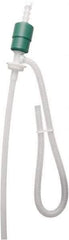 Detco - 7/8" Outlet, 7 GPM, Plastic Hand Operated Siphon Pump - 44" OAL, For 15 to 55 Gal Drums - Eagle Tool & Supply